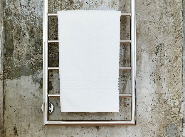 The unique Jeeves Spartan Boxx heated towel rail merges function and design